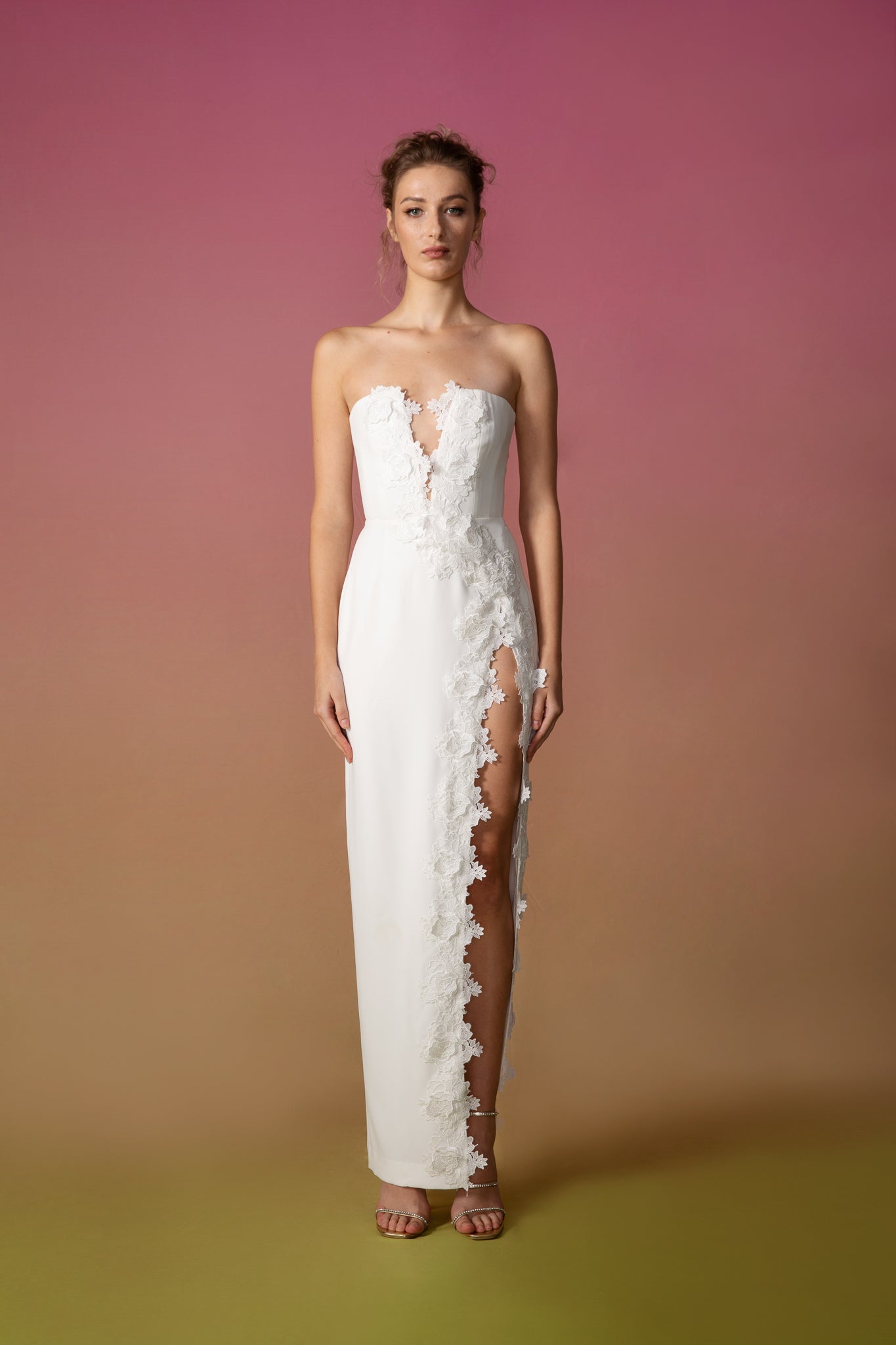 Florence Strapless Gown-SAU LEE