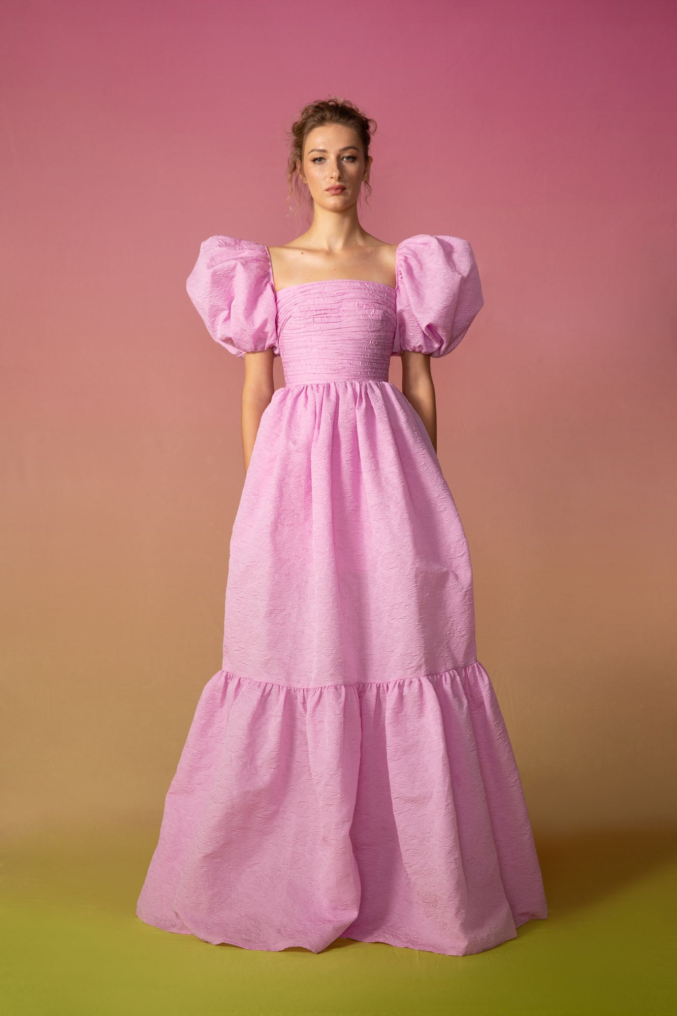 Medeline Gown - SAU LEE #color_light-pink
