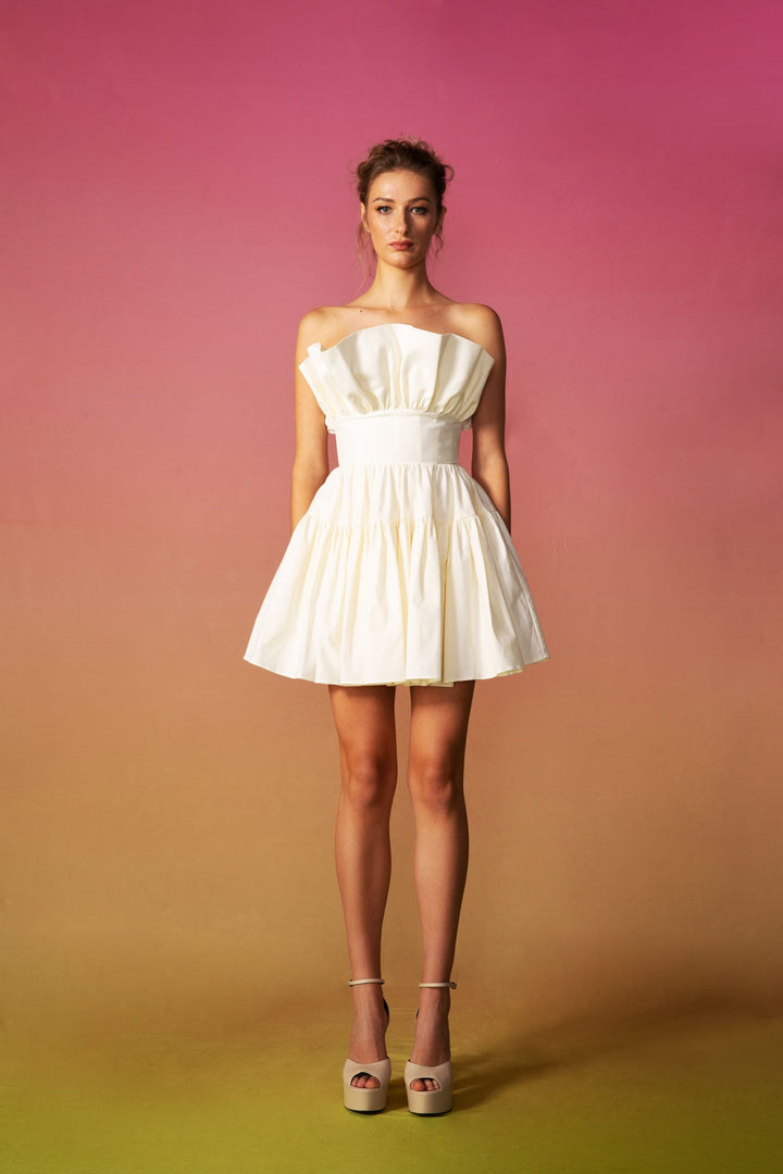 Nia Dress - SAU LEE #color_ivory