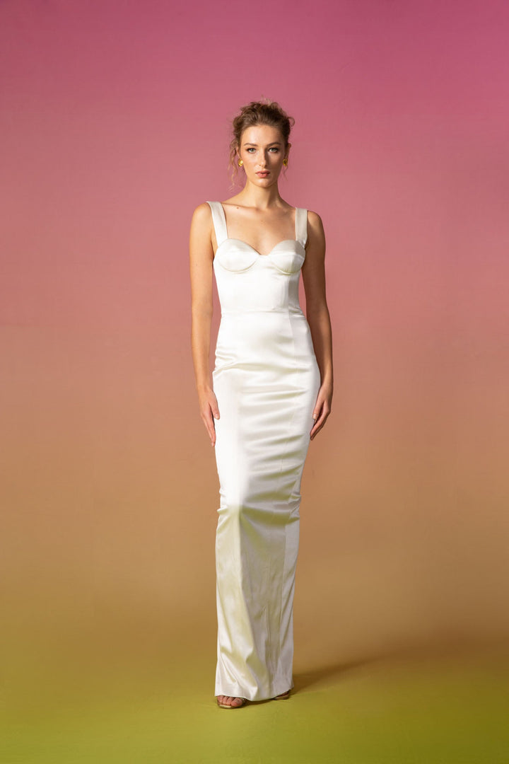 Palmela Dress - SAU LEE #color_ivory