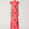 SAU LEE Sylvie Rosa Dress - Pink Rose Print / 00