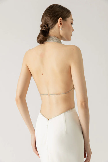 SAU LEE Zara Gown - White / 00